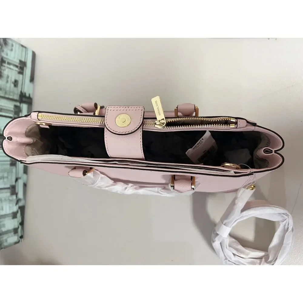Michael Kors Kellen MD Satchel 35H7GSOT2L Blossom Pink Saffiano Leather